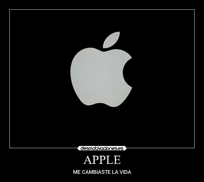 APPLE - ME CAMBIASTE LA VIDA