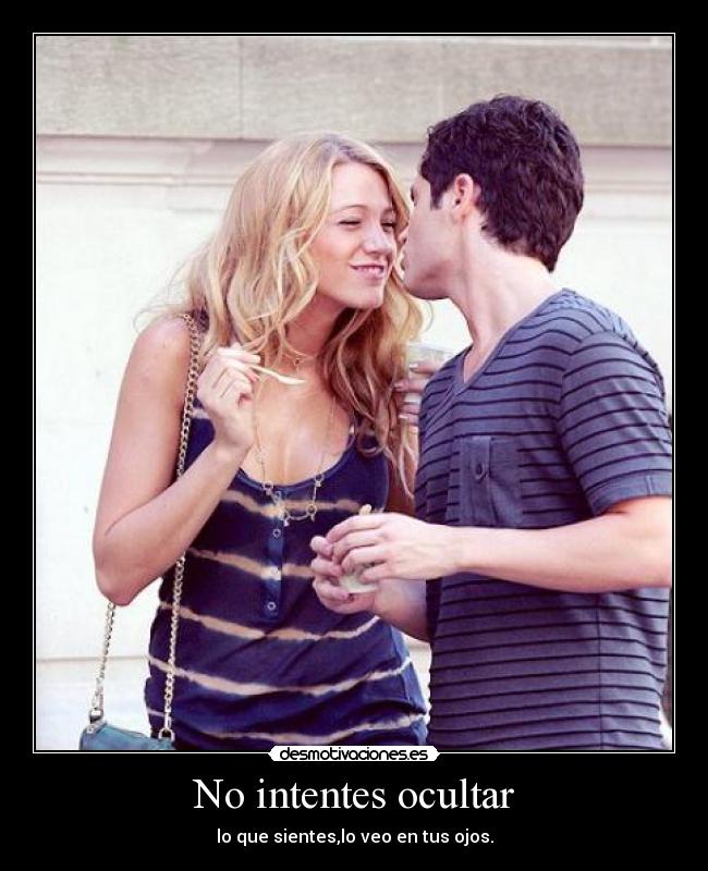 No intentes ocultar - 