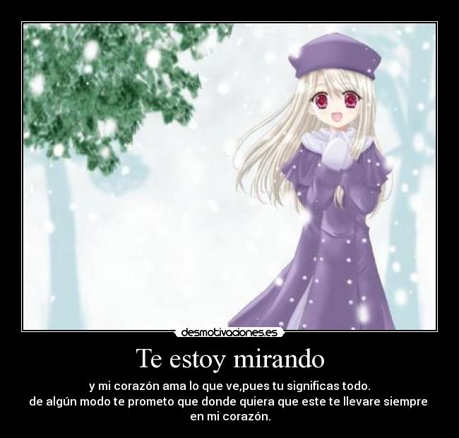 Te estoy mirando - 