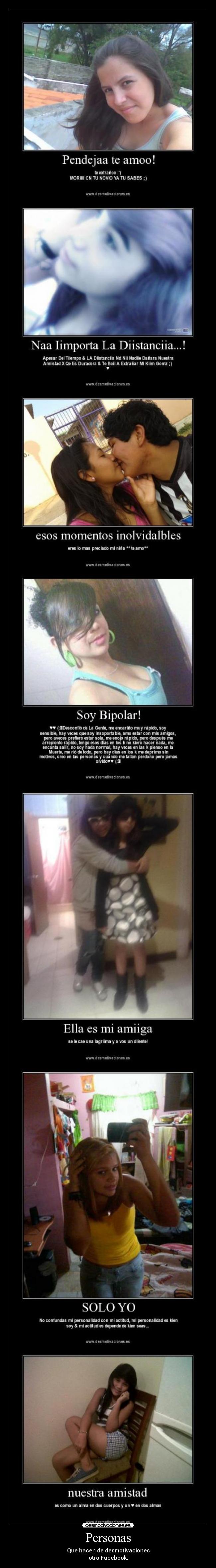 Personas - Que hacen de desmotivaciones
otro Facebook.