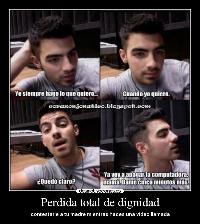 Perdida total de dignidad -