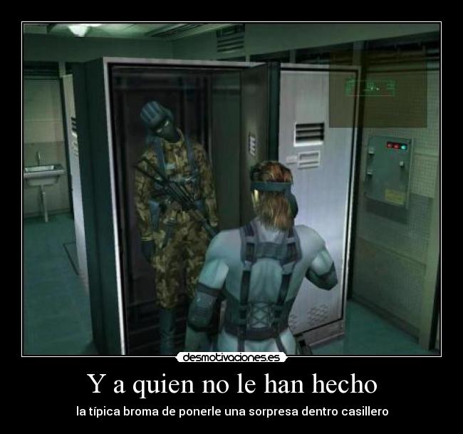 carteles anime video game metal gear snake desmotivaciones