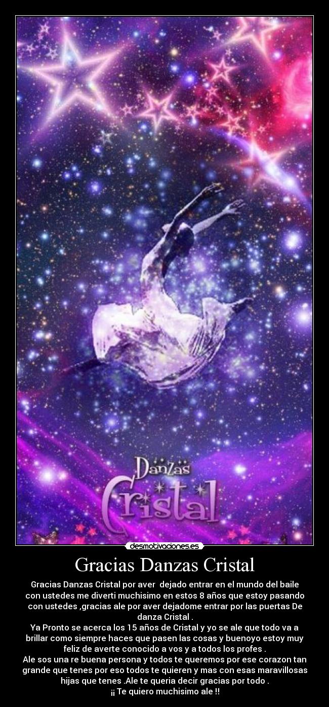 Gracias Danzas Cristal - 