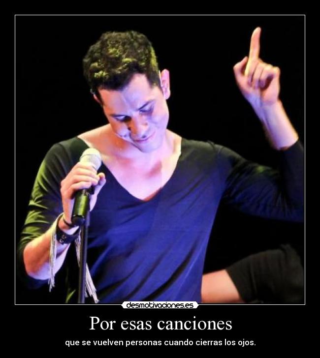 Por esas canciones -