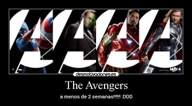The Avengers - a menos de 2 semanas!!!!!! :DDD