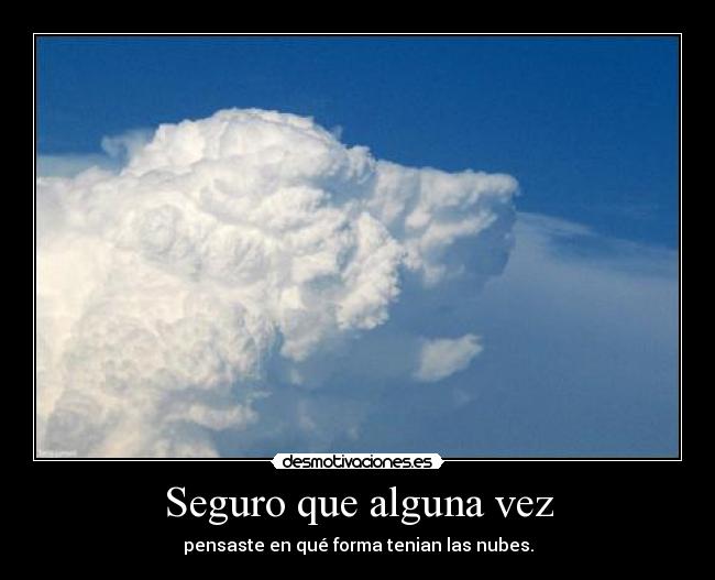 Seguro que alguna vez - 