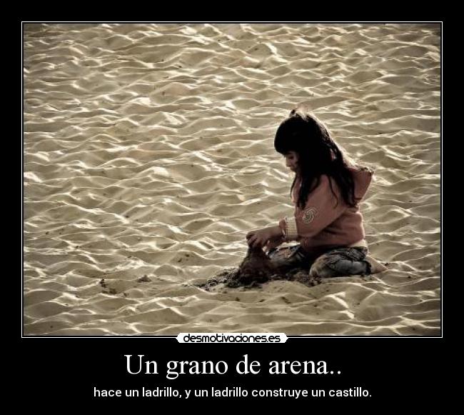 Un grano de arena.. -