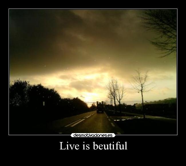 Live is beutiful -