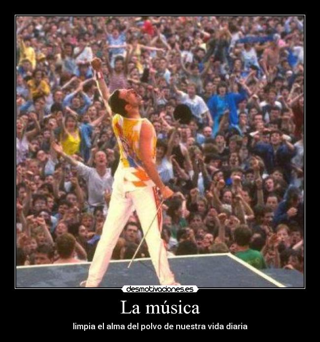La música - limpia el alma del polvo de nuestra vida diaria