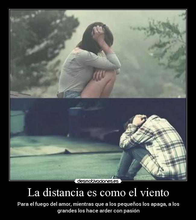 La distancia es como el viento - 