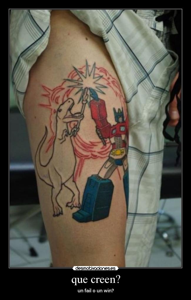 que creen? - un fail o un win?