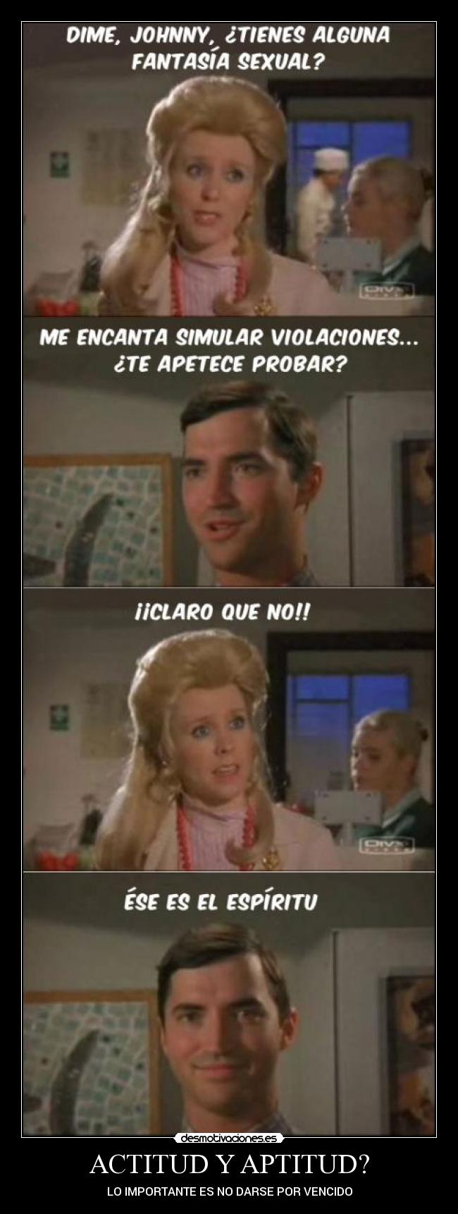 ACTITUD Y APTITUD? -