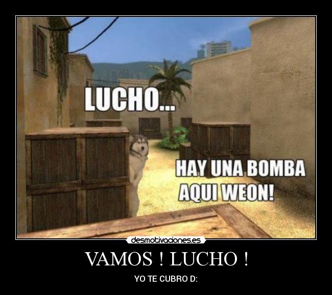 VAMOS ! LUCHO ! - YO TE CUBRO D: