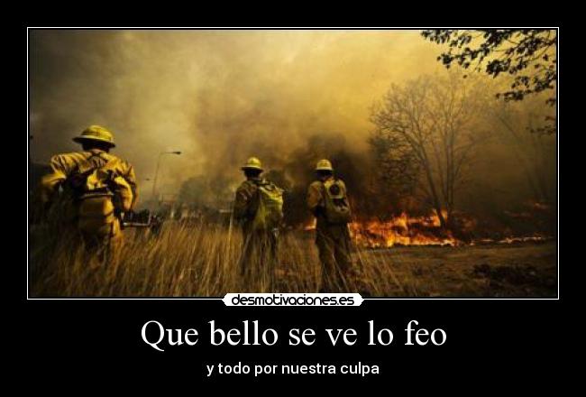 carteles fuego desmotivaciones