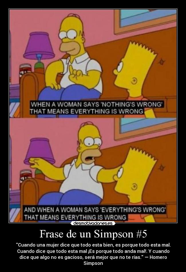 Frase de un Simpson #5 -