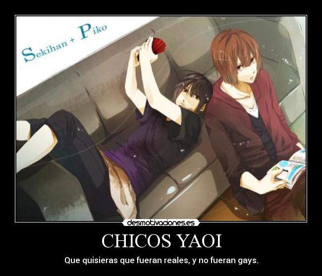 carteles quiero chico yaoi anime como novio desmotivaciones