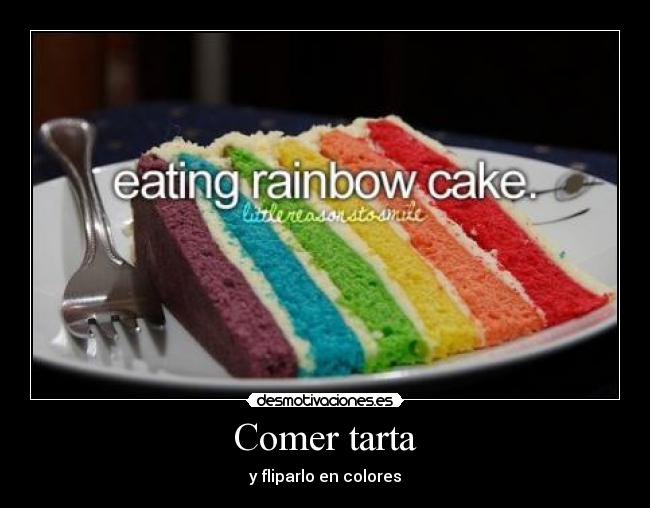 Comer tarta - 