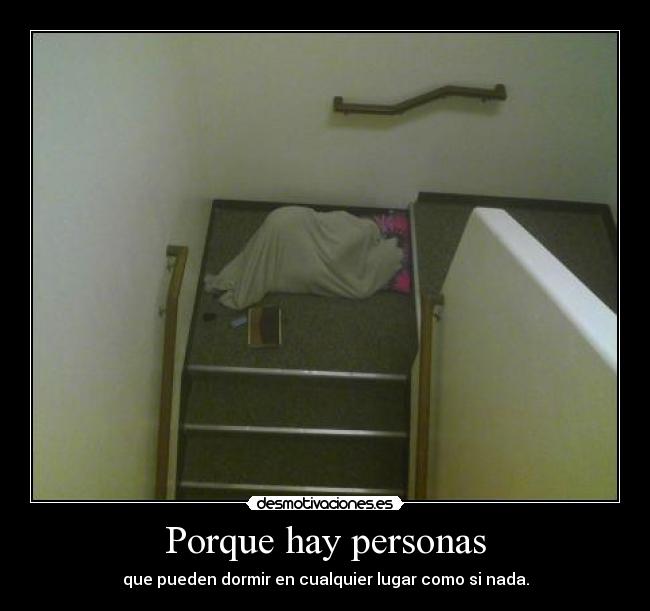 Porque hay personas -