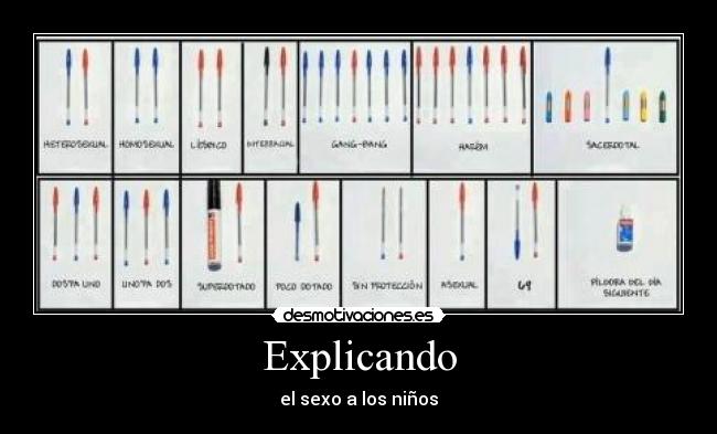 Explicando - el sexo a los niños