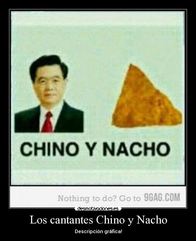 Los cantantes Chino y Nacho -