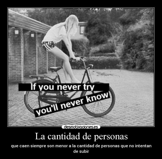 La cantidad de personas -