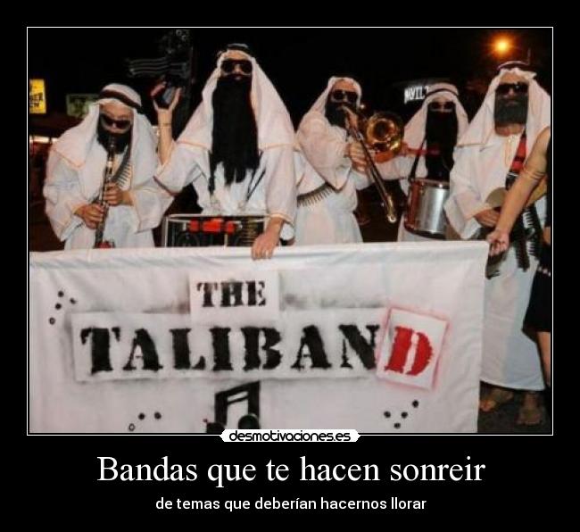 Bandas que te hacen sonreir - de temas que deberían hacernos llorar