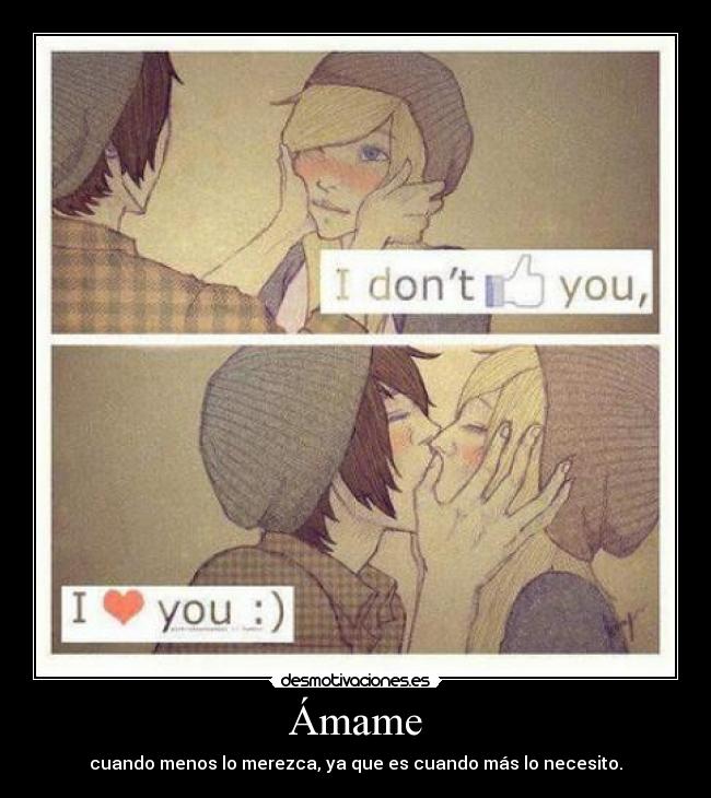 carteles amame desmotivaciones