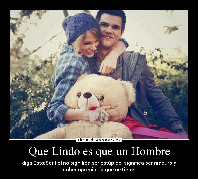 Que Lindo es que un Hombre -