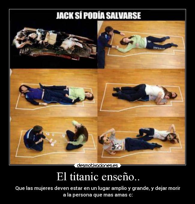 El titanic enseño.. - 