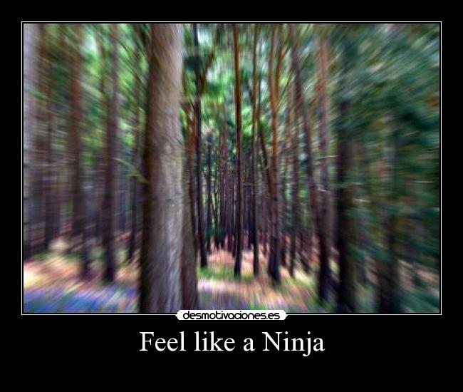 Feel like a Ninja -