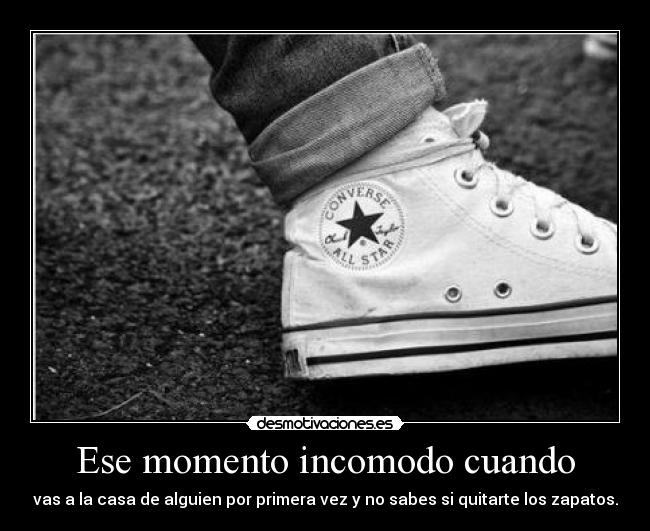 Ese momento incomodo cuando -