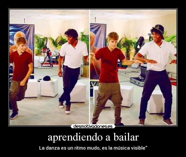 aprendiendo a bailar -