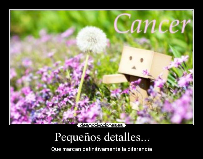 Pequeños detalles... - 