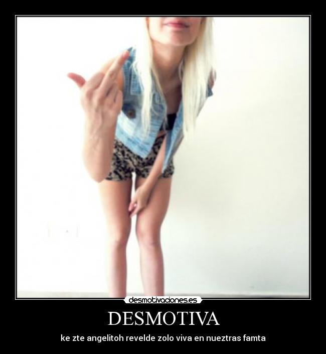 DESMOTIVA -