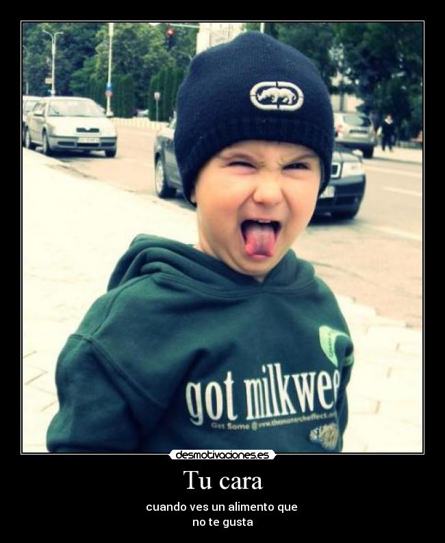 carteles alimentos gustosos desmotivaciones