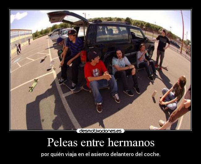 Peleas entre hermanos -