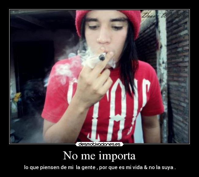 No me importa - 