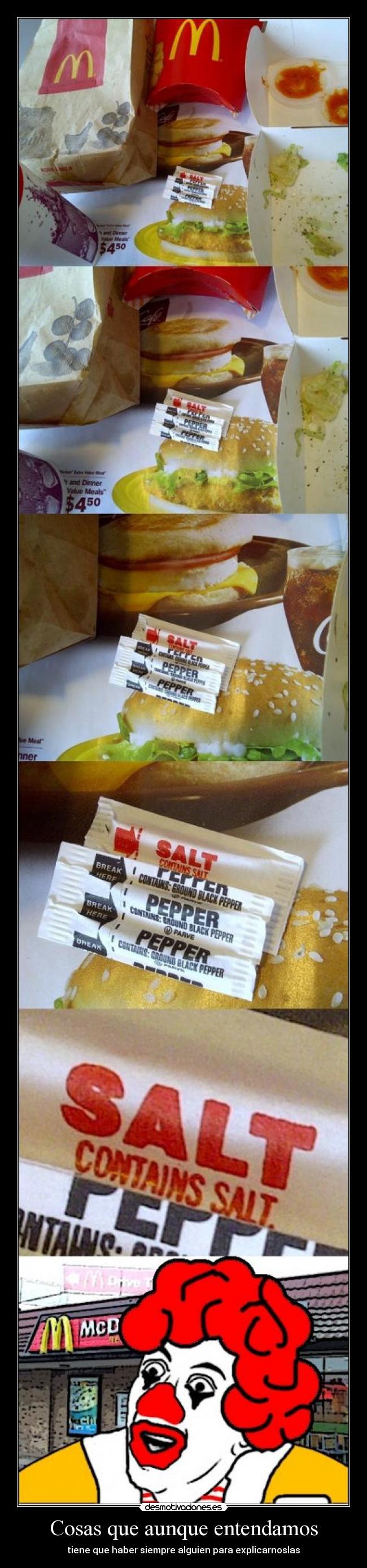 Cosas que aunque entendamos - tiene que haber siempre alguien para explicarnoslas