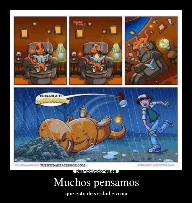 Muchos pensamos - que esto de verdad era así