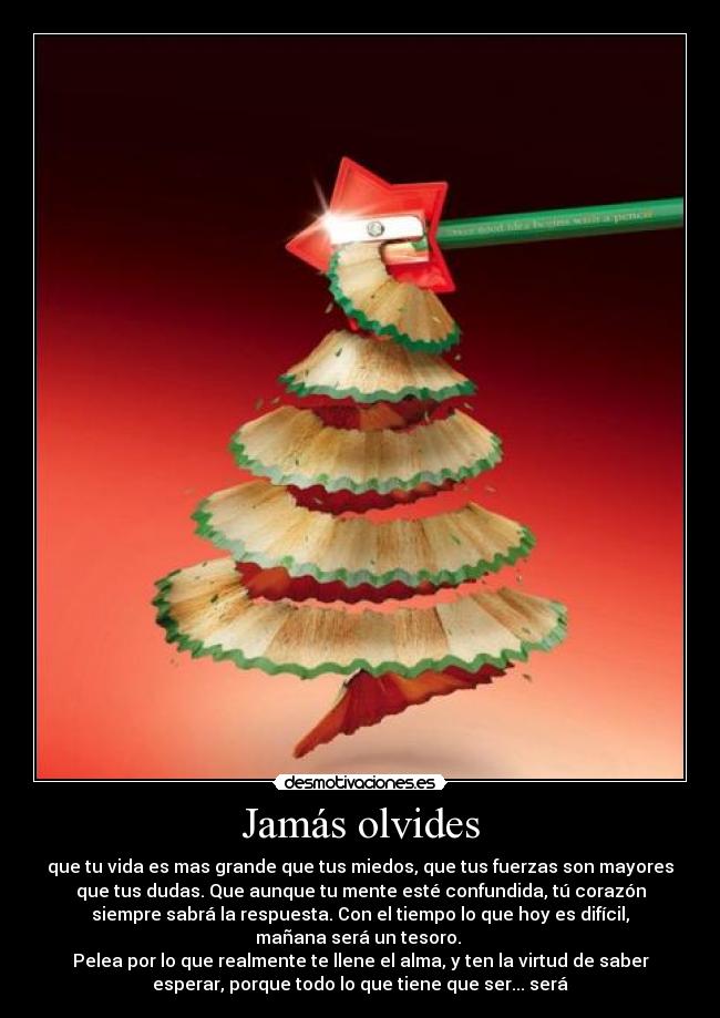 Jamás olvides -