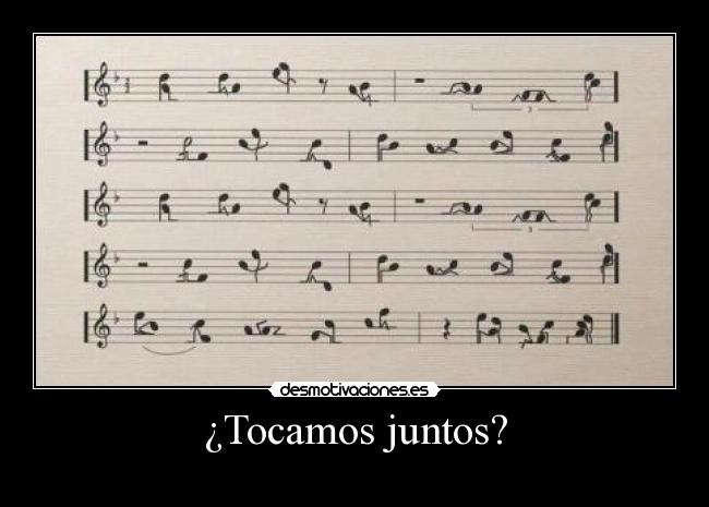 ¿Tocamos juntos? -