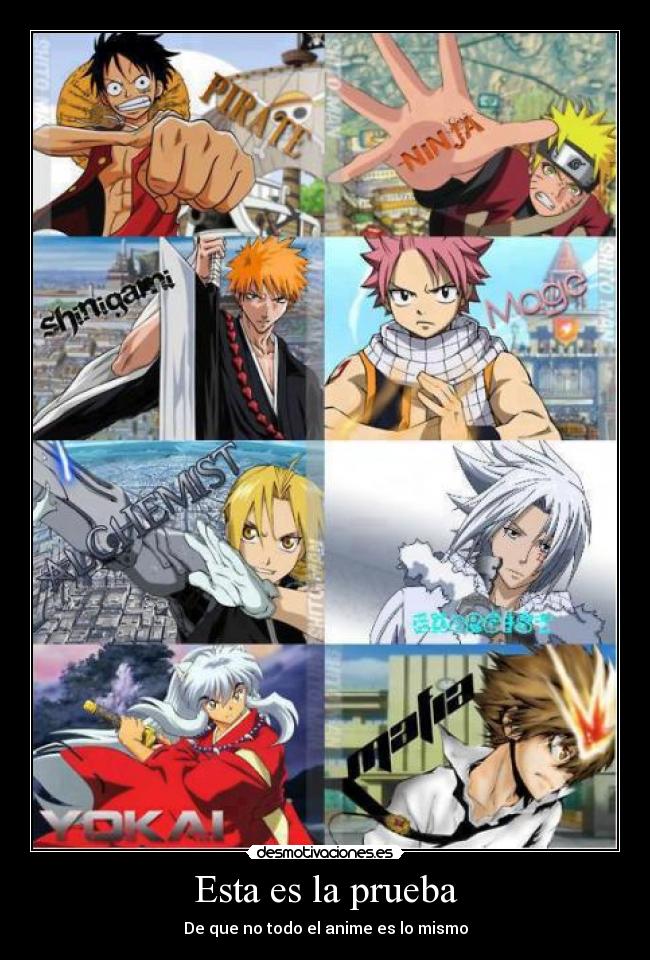 Esta es la prueba - De que no todo el anime es lo mismo