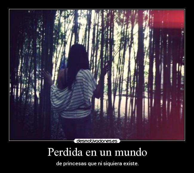 Perdida en un mundo -
