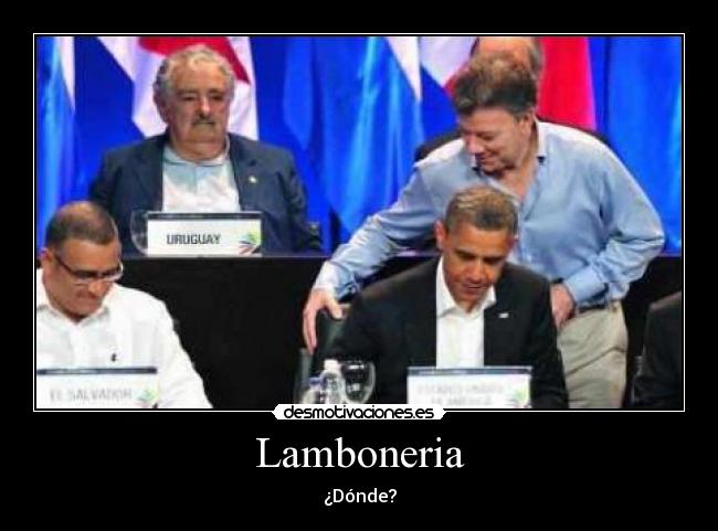 Lamboneria - ¿Dónde?