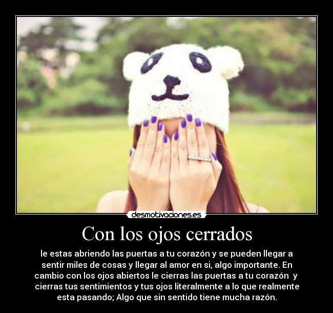 carteles ojos desmotivaciones