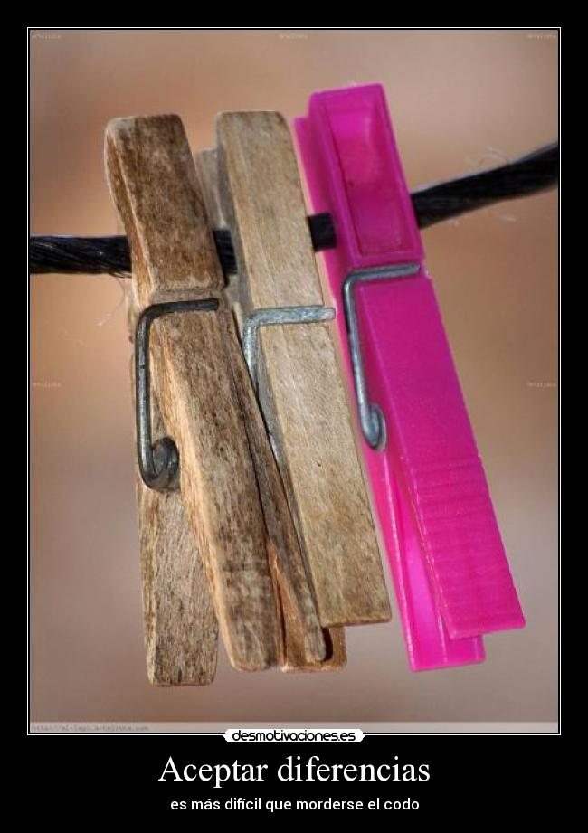 Aceptar diferencias -