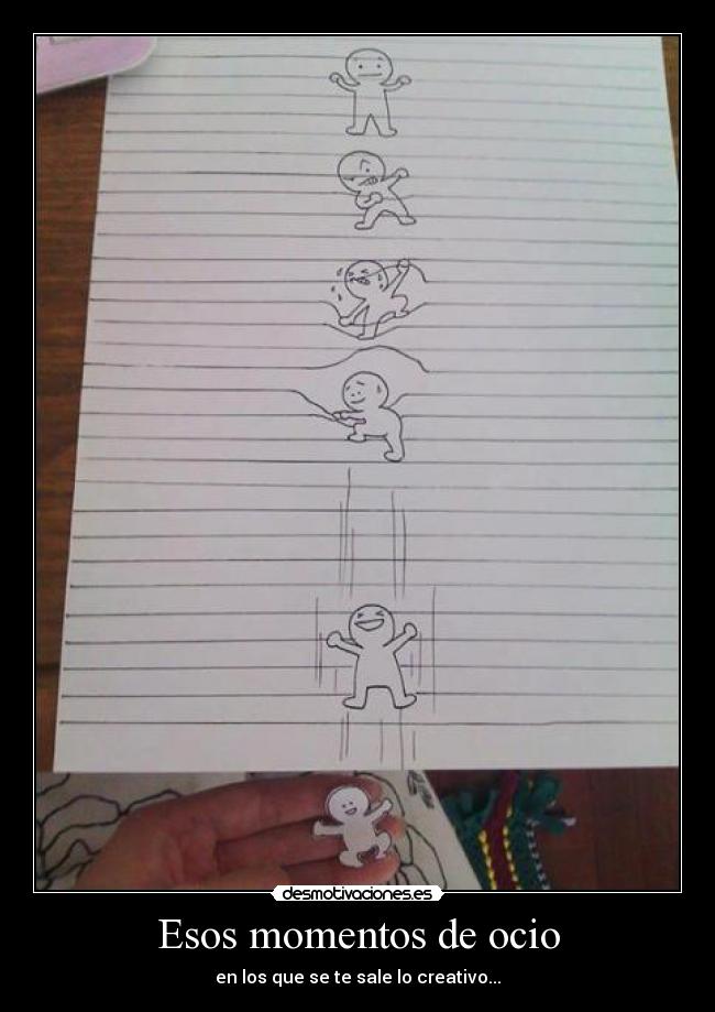 Esos momentos de ocio - en los que se te sale lo creativo...