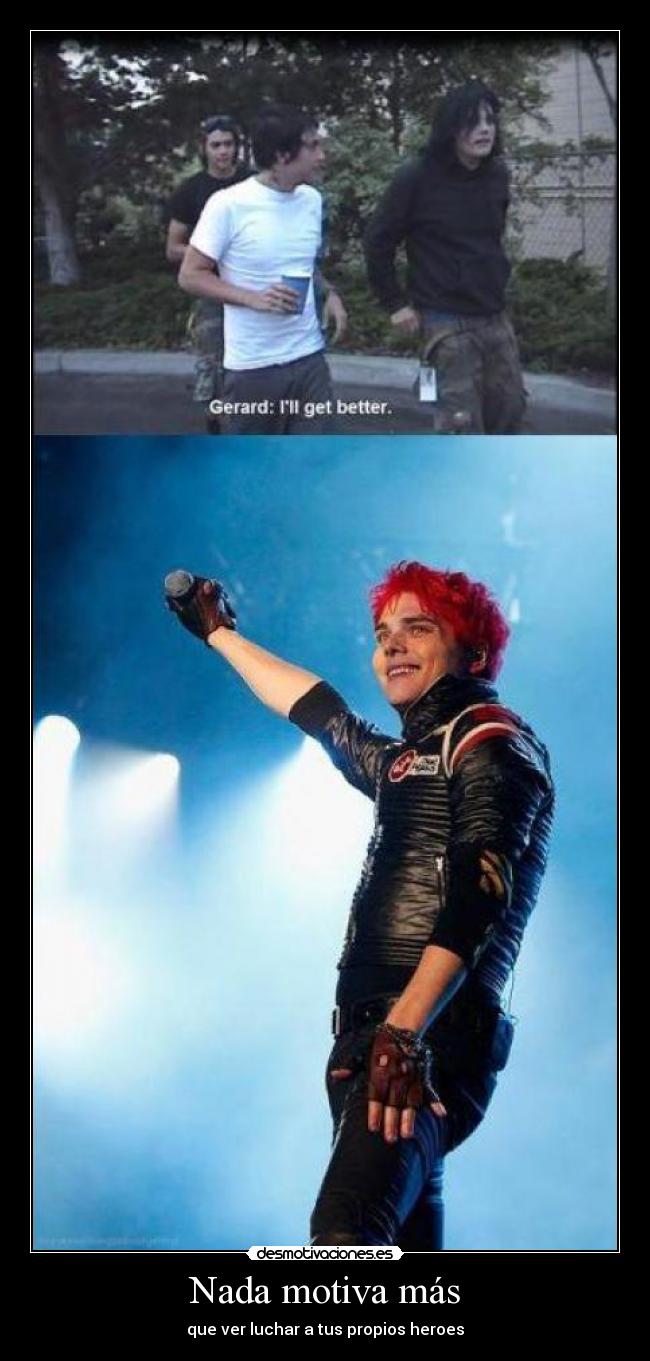 Nada motiva más - que ver luchar a tus propios heroes