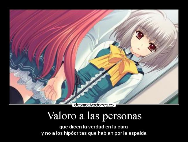 Valoro a las personas -