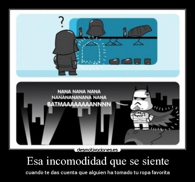 Esa incomodidad que se siente -